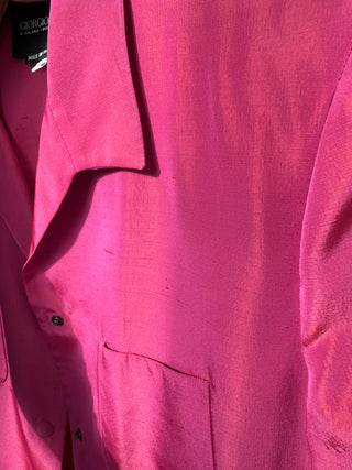 Veston vintage rose Giorgio Armani