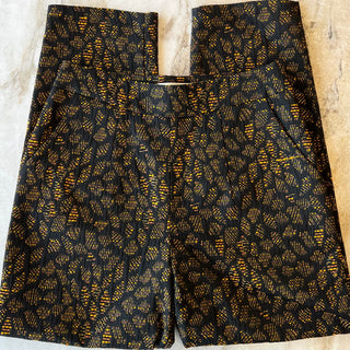 Pantalon Clint Jacquard orange Eve Gravel