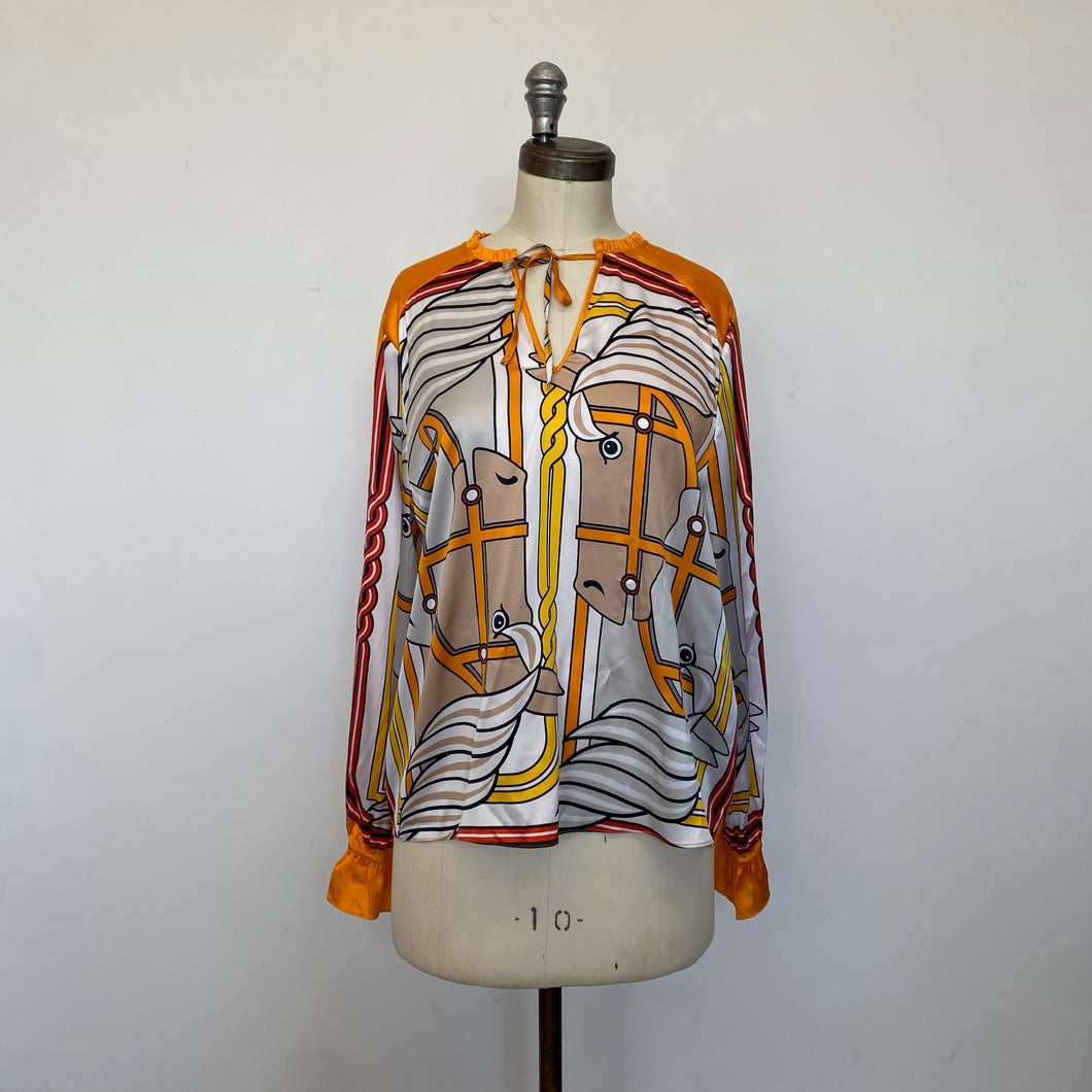 Blouse en soie Herzen's Angelegenheit par Gina Schumacher