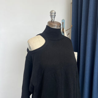 Robe tunique en laine vierge (nude)