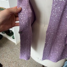Charger l'image dans la galerie, Veston violet à sequins Amina Rubinacci
