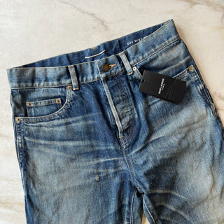 Pantalon jeans droit Saint-Laurent