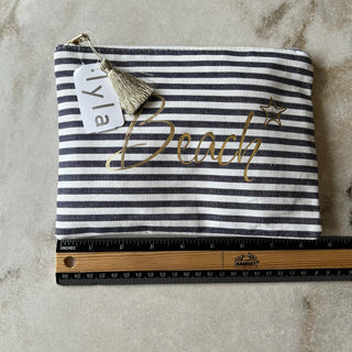 Pochette lignée Beach Oclys Paris