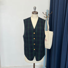 Charger l'image dans la galerie, Veste vintage sans manches tartan En plus Givenchy
