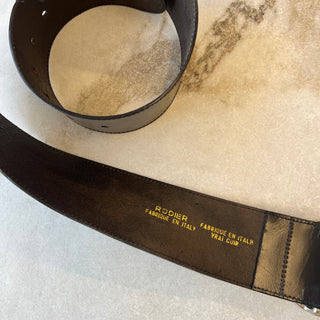 Ceinture massive en cuir Rodier