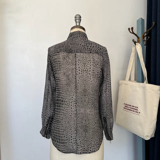 Chemisier imprimé animal The Kooples