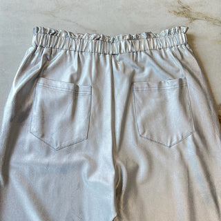 Pantalon cuir métallique Pierrot An'ge