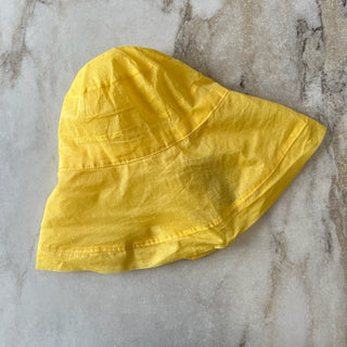 Chapeau en coton jaune Organdi Palme