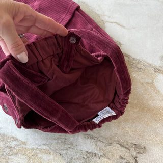 Salopette côtelé Deux par Deux 2 ans