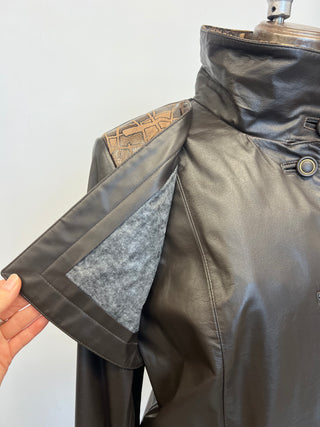 Manteau en cuir Lavoie Morin cuir et fourrures