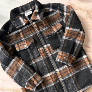 Veste à carreaux Deux par Deux 6 ans
