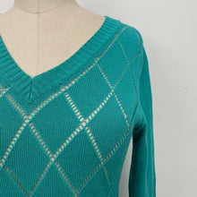Charger l&#39;image dans la galerie, Chandail à manches longues BCBG Maxazria turquoise
