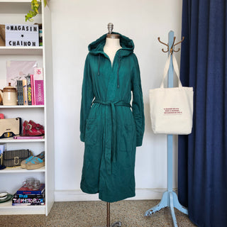 Robe de chambre à capuchon avec cordons Ossington Vallier