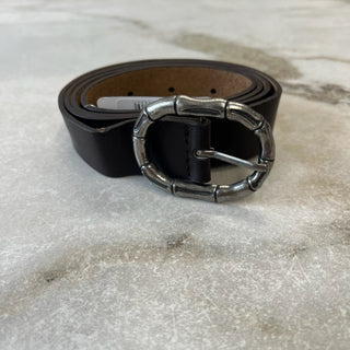 Ceinture en cuir chocolat
