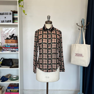 Chemise en soie fraises Red Valentino