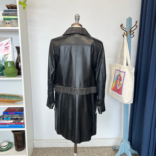 Manteau en cuir Lavoie Morin cuir et fourrures