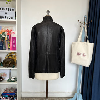 Manteau en cuir Armani Collezioni