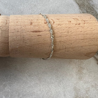 Bracelet torsadé argent 925