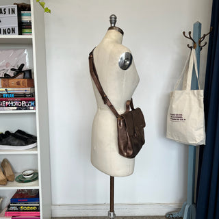Sac bandoulière cuir cuivré Paul Marius