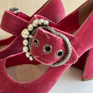 Chaussures velours Miu Miu