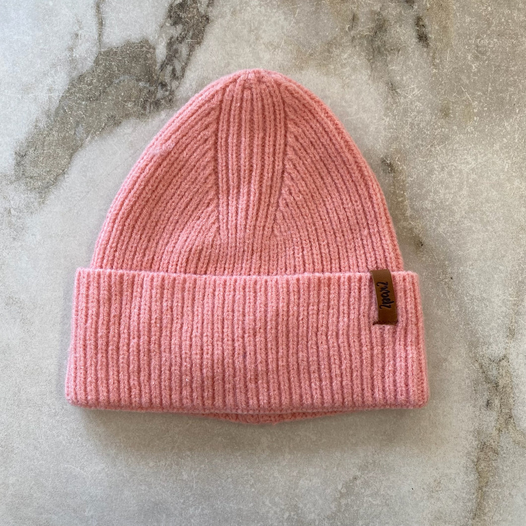 Bonnet mi-saison rose Deux par Deux