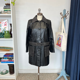 Manteau en cuir Lavoie Morin cuir et fourrures