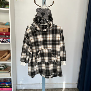 Couverture en peluche à capuche Deux par Deux 6/8 ans