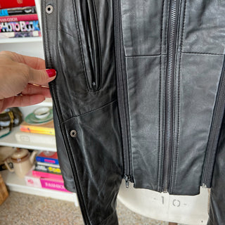 Manteau en cuir Chaps Ralph Lauren