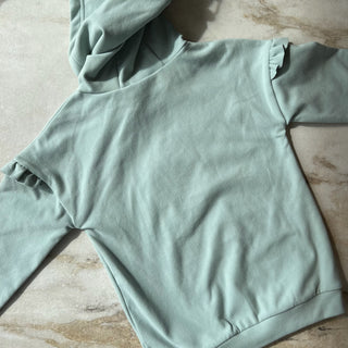 Veste pomme à capuchon Deux par Deux 4 ans