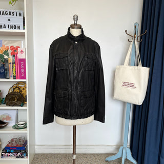 Manteau en cuir Armani Collezioni