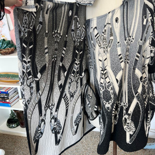 Veste motifs équestres Simon Chang