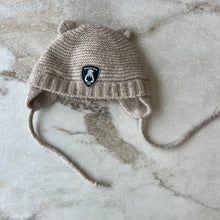 Charger l&#39;image dans la galerie, Tuque hiver beige petites oreilles pour enfants Deux par Deux
