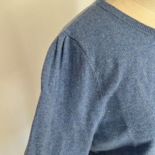 Cardigan en cachemire bleu House of Liberty