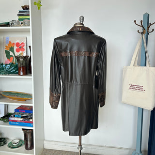 Manteau en cuir Lavoie Morin cuir et fourrures