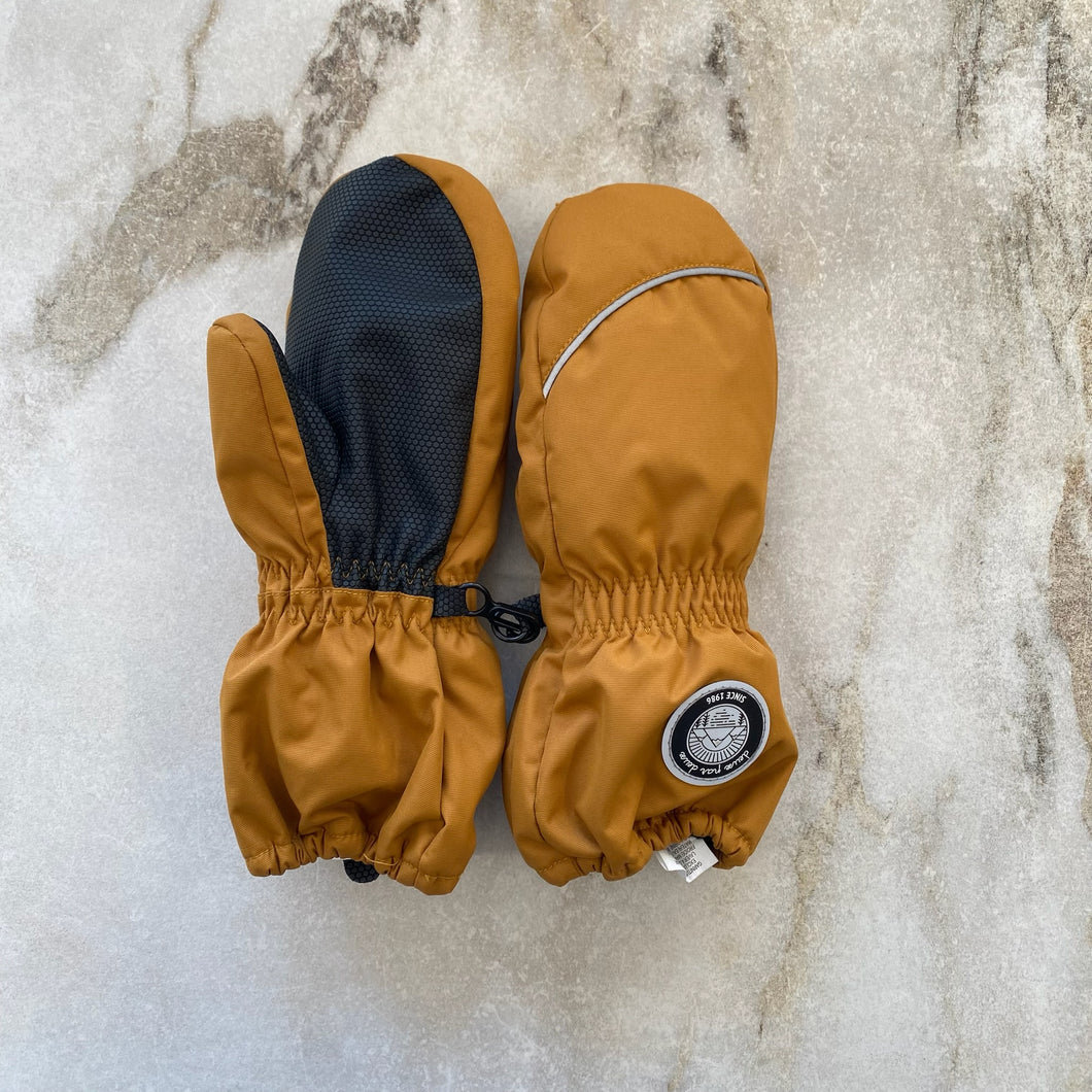 Mitaines hiver ocre Deux par Deux