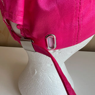 Casquette rose satiné