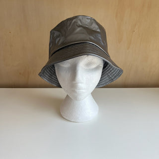 Chapeau cloche argenté Palme