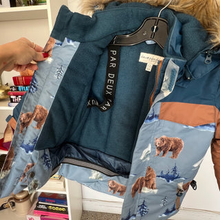 Manteau d'hiver ours Deux par Deux 4 ans