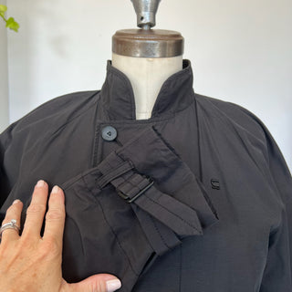 Manteau trench coat noir Raw