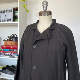 Manteau trench coat noir Raw