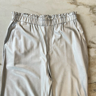 Pantalon cuir métallique Pierrot An'ge