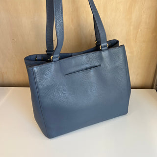 Sac à main en cuir bleu Allyn Dagne Dover