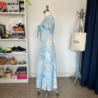 Robe en soie vintage Escada Margaretha Ley