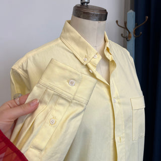 Chemise Oxford jaune Marmier