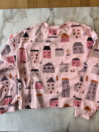 Chandail maisons Deux par Deux 8 ans
