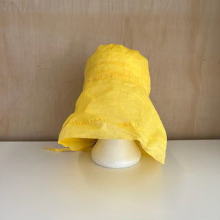 Chapeau en coton jaune Organdi Palme