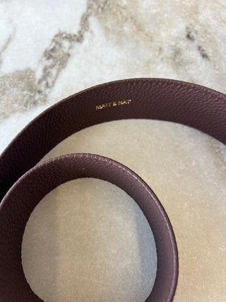 Ceinture en cuir végane Joon Matt & Nat