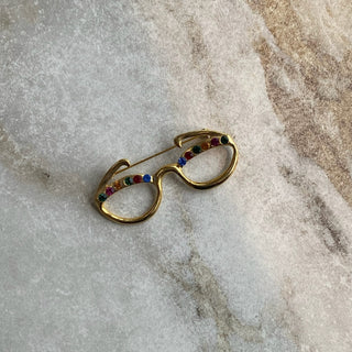 Broche lunette