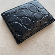 Charger l&#39;image dans la galerie, Portefeuille Coach noir

