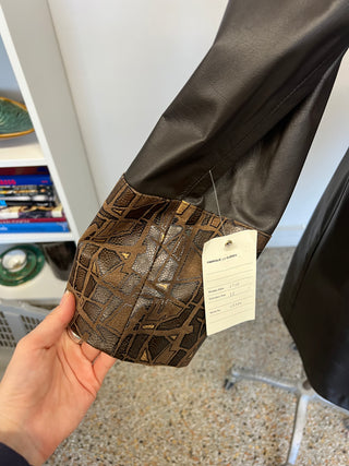 Manteau en cuir Lavoie Morin cuir et fourrures
